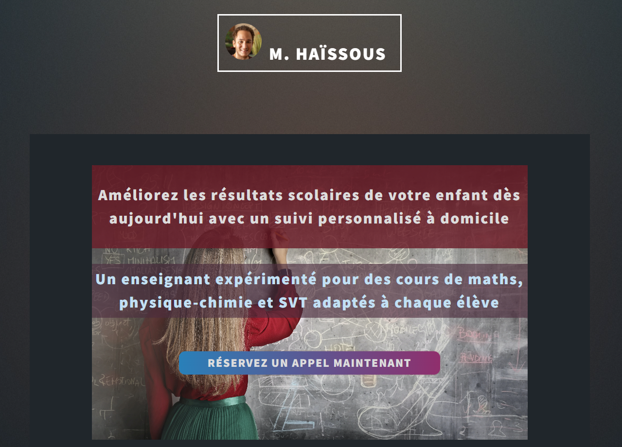 Enseignant à domicile